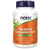 NOW FOODS Ciberžolės kurkumino geliai - ciberžolės šakniastiebių ekstraktas 475 mg (120 kapsulių).