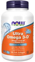 NOW FOODS Ultra Omega 3-D (90 kapsulių)
