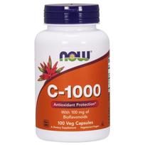 NOW FOODS Vitaminas C 1000 mg su bioflavonoidais (100 kapsulių)