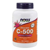 NOW FOODS Vitaminas C 500 mg (100 tablečių)