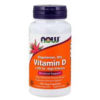 NOW FOODS Vitaminas D2 1000 TV (120 kapsulių)
