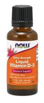 NOW FOODS Vitaminas D3 1000 TV, esantis MCT (30 ml)