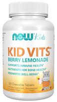NOW FOODS Kid Vits vitaminai ir mineralai - uogų limonadas (120 tabl.).