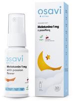 OSAVI Melatoninas 1 mg su pasiflorų vaisiais - vyšnių skonio (25 ml)