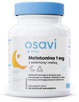 OSAVI Melatoninas 1 mg su valerijonais ir melisomis (120 kapsulių).