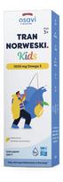 OSAVI Norwegian Trank Kids 1000 mg Omega 3 - citrinų skonio (50 ml)