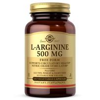 SOLGAR L-arginino laisvosios formos - L-arginino laisvoji forma 500 mg (100 kapsulių).