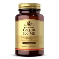 SOLGAR Megasorb CoQ-10 100 mg - Kofermentas Q10 - Kaneka 100 mg (60 kapsulių).