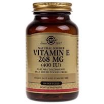 SOLGAR Vitaminas E - Vitaminas E 268 mg 400 TV (100 kapsulių)