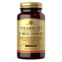 SOLGAR Vitaminas D3 1000 TV 25 mcg (250 kapsulių)