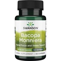 SWANSON Bacopa Monniera 50 mg - 10:1 ekstraktas (90 kapsulių).