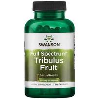 SWANSON pilno spektro Tribulus Fruit 500 mg (90 kapsulių).