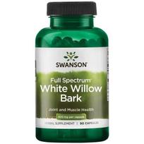 SWANSON pilno spektro baltojo gluosnio žievė 400 mg (90 kapsulių).