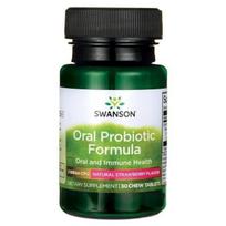 SWANSON Oral Probiotic Formula - probiotikų formulė burnos ertmei (30 tablečių)