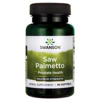 SWANSON Saw Palmetto ekstraktas 320 mg (60 kapsulių).