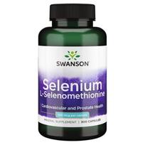 SWANSON Selenas L-selenometioninas 100 mcg (300 kapsulių).