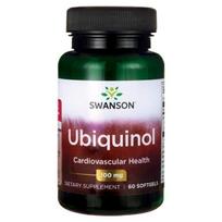 SWANSON Ubichinolis 100 mg (60 kapsulių).