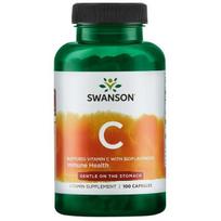 SWANSON Vitaminas C 500 su bioflavonoidais (100 kapsulių).