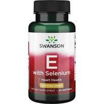 SWANSON Vitaminas E ir selenas (90 kapsulių)