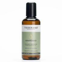 TISSERAND AROMATHERAPY Etiškai surinktas vynuogių kauliukų aliejus - bazinis aliejus / vynuogių kauliukų masažo aliejus (100 ml)