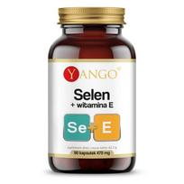 YANGO Selenas + natūralus vitaminas E (90 kapsulių)