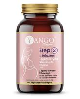 YANGO Step 2 + geležis Pregna (60 kapsulių)