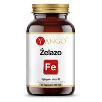 YANGO geležis - geležies diglicinatas 100 mg (90 kapsulių).