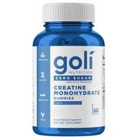 GOLI NUTRITION Kreatino monohidratas be cukraus - želė pupelės be cukraus (60 želė pupelių)