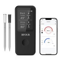 Belaidis mėsos termometras Bluetooth Magnetinis IP67 Vandeniui atsparus Dvigubas zondas Buitinei virtuvei Kepsnių kepimui Griliui Termometras