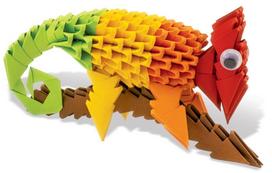 Origami 3D Chameleonas Creagami, 265 d.