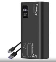 Atsarginis maitinimo šaltinis ("Power Bank") Powerbank - OBAL:ME - EnergyPulse - 30000mAh - USB-A/USB-C - PD 22,5W su skaitmeniniu ekranu