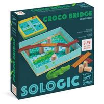 Loginis žaidimas - Krokodilų tiltas (LT,LV,EN,RU), Djeco DJ00816