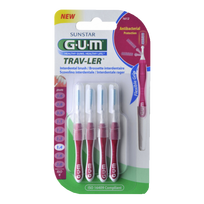 GUM Trav-Ler 1,4 mm tarpdančių šepetėlis, 6 vnt.
