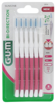 GUM BI-Direction 1,2 mm tarpdančių šepetėlis, 6 vnt.