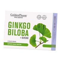 Ginkmedis su glicinu, Ginkgo Biloba + Glycine, Golden Pharm 36tab (71519014) 36tab