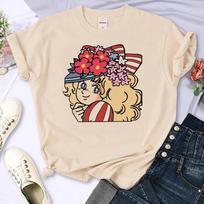 Candy Candy Marškinėliai moterims Unisex marškinėliai mergaitei komiksai anime drabužiai 2XL