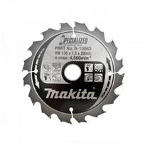 Makita pjovimo diskas medienai 136x1,5 mm T16