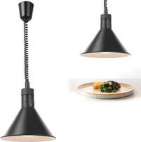 Hendi Maisto pašildymo lempa - pakabinama kūginė juoda 275 mm skersmens 250 W - 273845