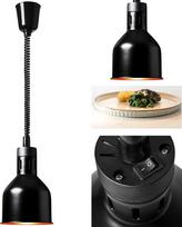 Royal Catering Infraraudonųjų spindulių maisto pašildymo lempa IR pakabukas juodas 17 cm skersmuo 250 W