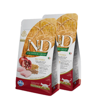 Farmina N&D Ancestral Grain feline CHICKEN & POMEGRANATE NEUTERED 2x5kg