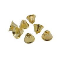 Auksinis metalinis varpelis, 3,8 cm., 5 vnt.