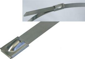 Stainless steel cable ties with ball lock 520x4,5mm, 100 pcs. 262940/520 | 4011923547288