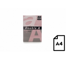 Spalvotas popierius Double A, 80g, A4, 500 lapų, Pink
