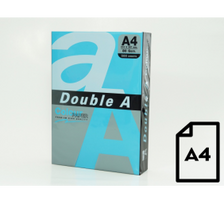 Spalvotas popierius Double A, 80g, A4, 500 lapų, Deep Blue