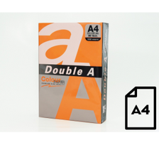 Spalvotas popierius Double A, 80g, A4, 500 lapų, Saffron