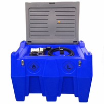 Mobili AdBlue talpykla 440L (plastikinė) su pompa 12V ACAD40 (automatiniu pistoletu ir filtru)