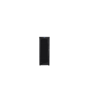 Lanberg | Rack cabinet 19" free-standing 42U/800x800 (flat pack) with glass door, LCD | FF01-8842-12BL | Black