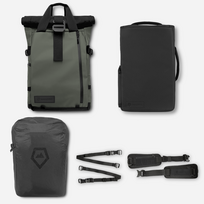 WANDRD THE PRVKE 21 Liter Green Pro Photography Bundle V3