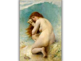 Reprodukcija „Vandens nimfa“, Léon Jean Basile Perrault (1898)
