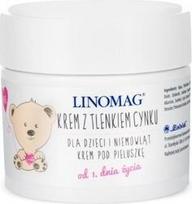 Kremas su cinko oksidu vaikams ir kūdikiams Linomag, 50 ml